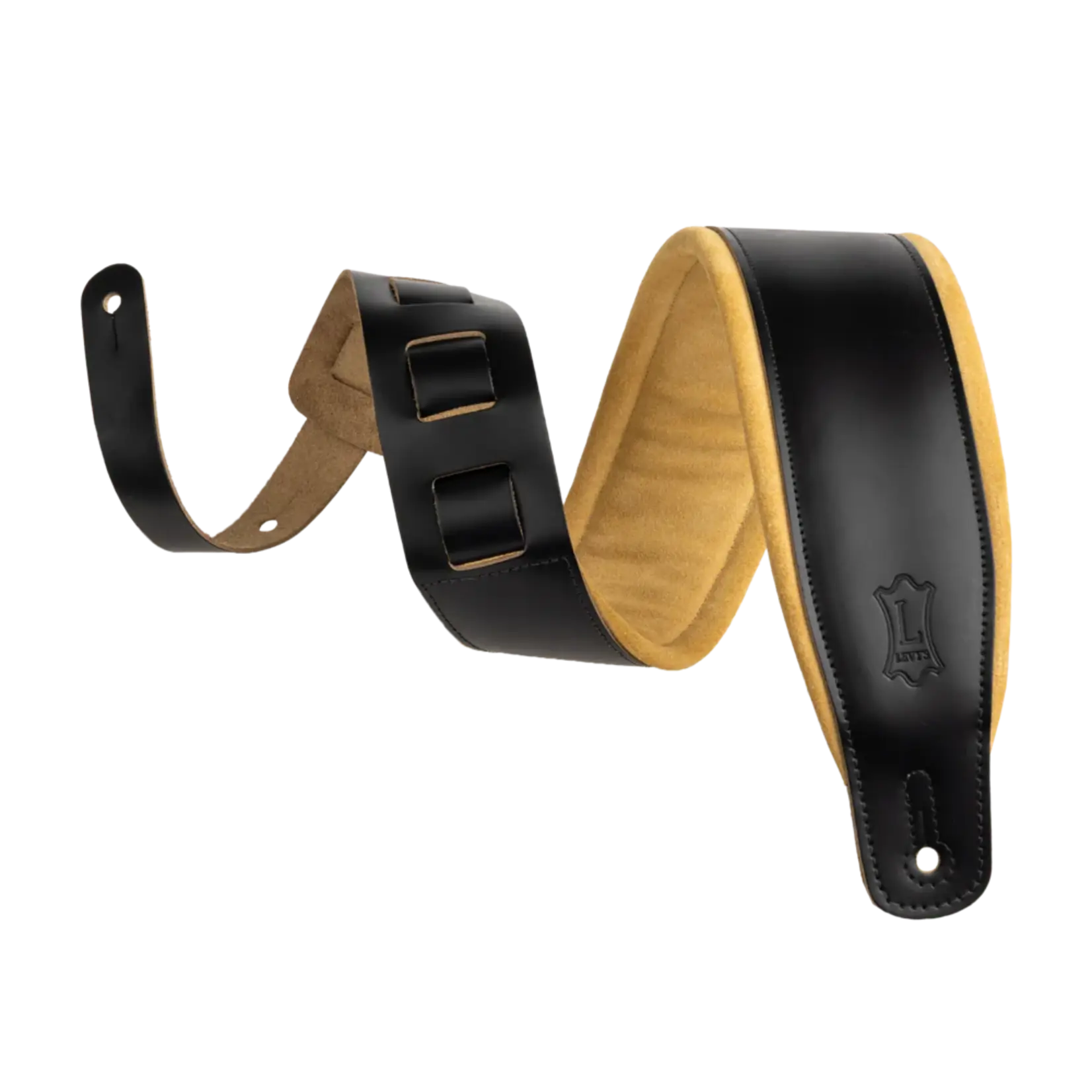 Levy's Amped Leather Series M26SPD-BLK-TAN - Black W/Suede Tan