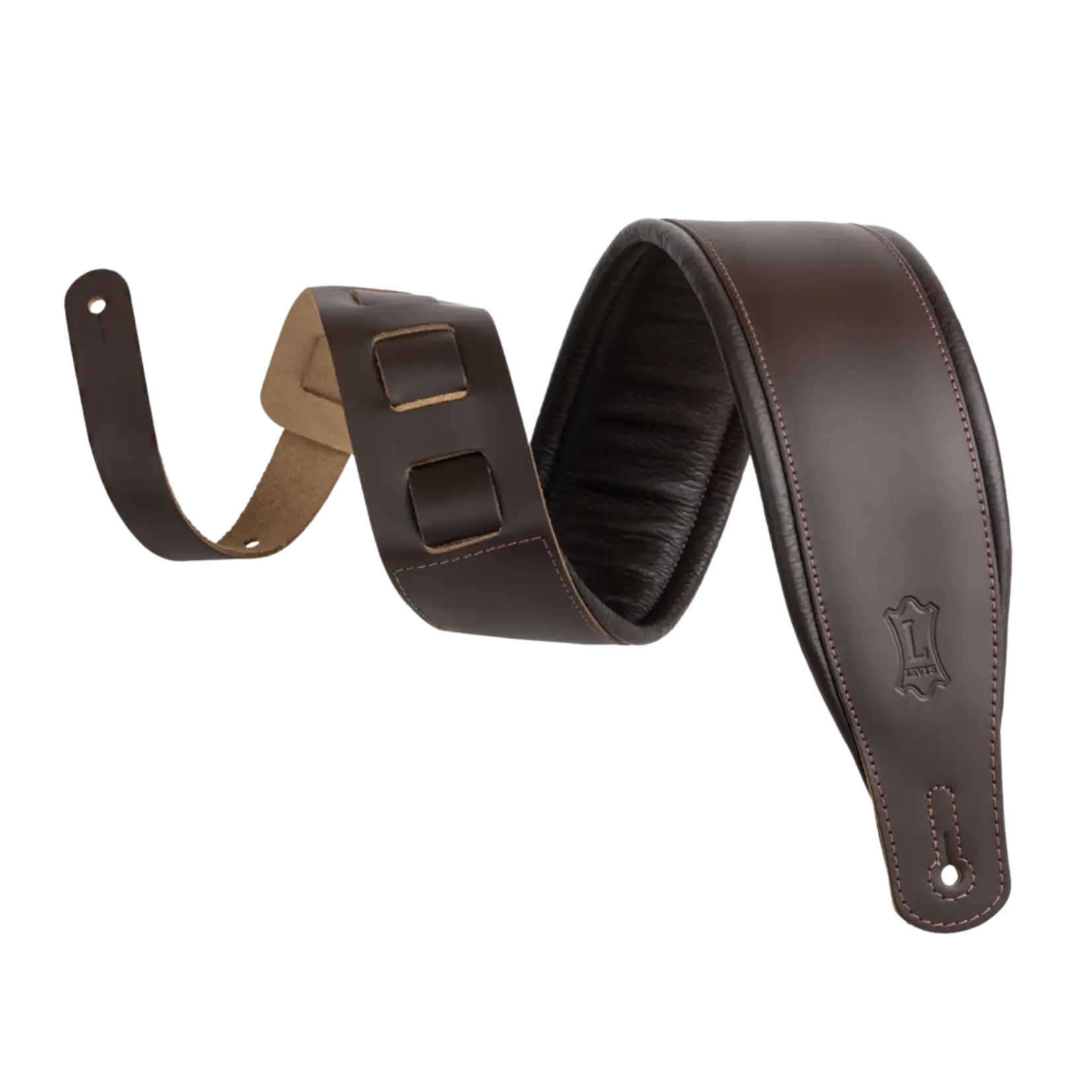 Levy's Amped Leather Series M26PD - Dark Brown