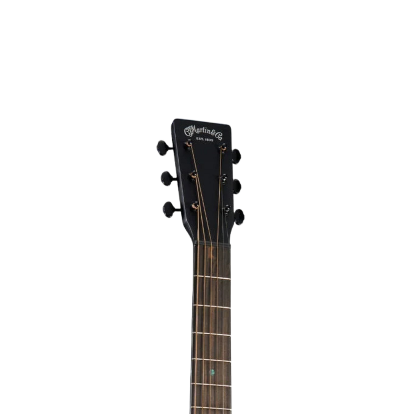 Martin Road Series DC-10E Modern Black Acoustic-Electric Guitar W/Softshell - Black