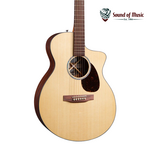 MARTIN Martin Road Series SC-10E Modern Acoustic-Electric Guitar W/Softshell - Natural Satin