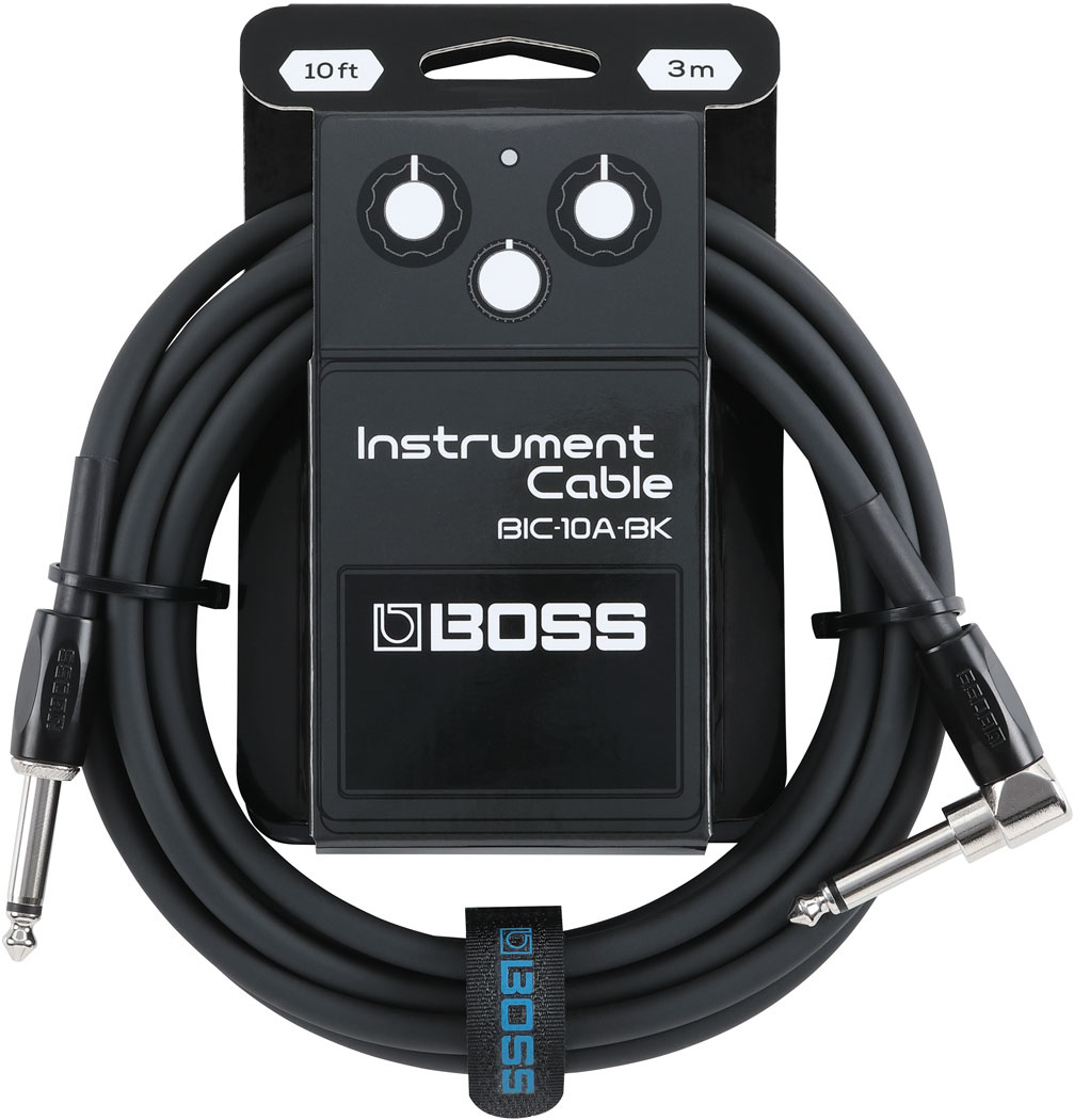 BOSS Colorful Quality Lightweight Instrument Cable - Black
