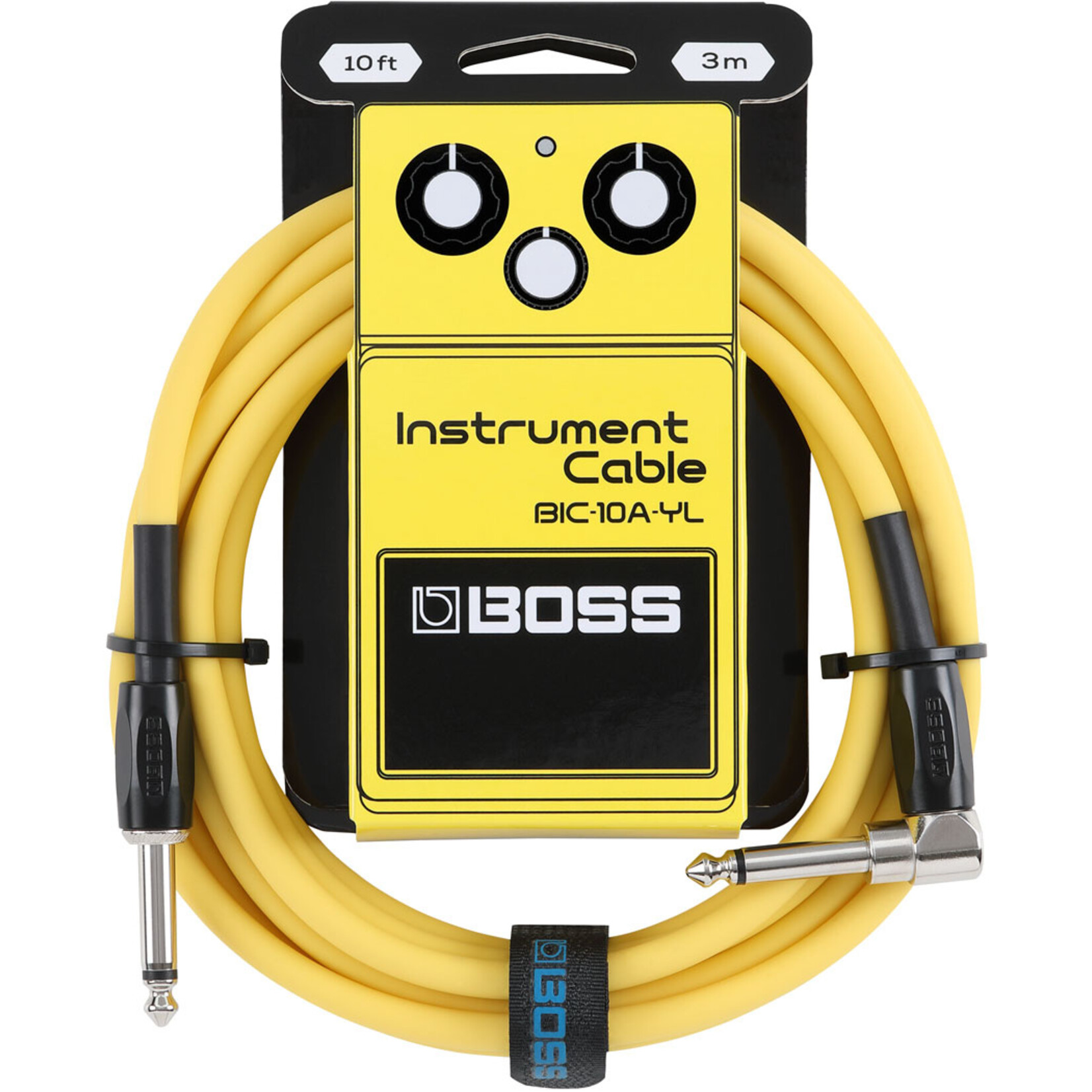 BOSS Colorful Quality Lightweight Instrument Cable - Yellow