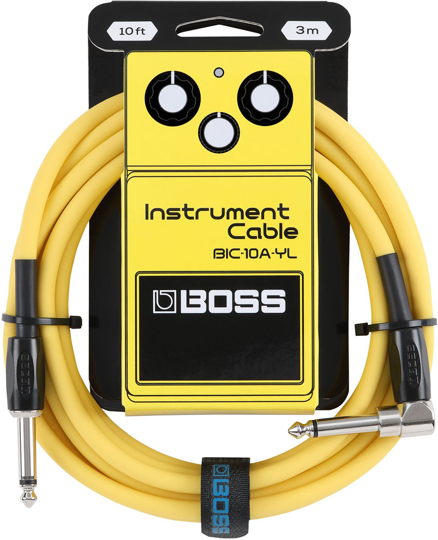 BOSS Colorful Quality Lightweight Instrument Cable - Yellow