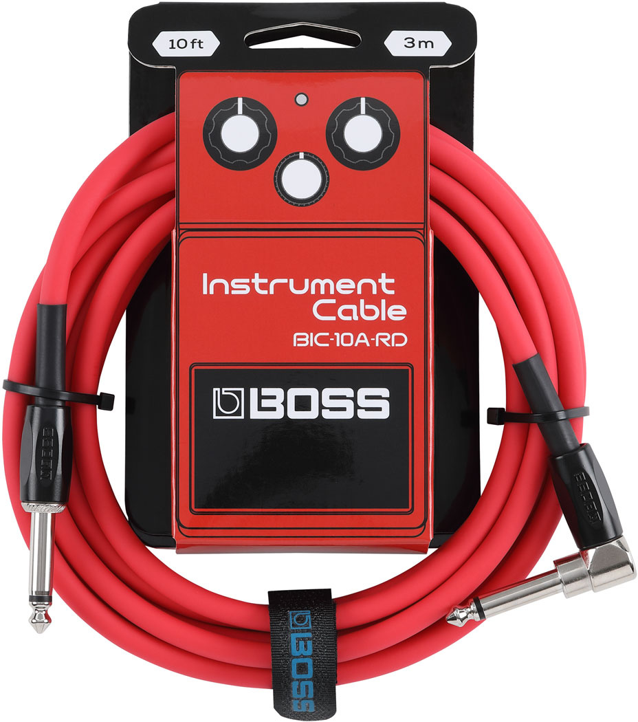 BOSS Colorful Quality Lightweight Instrument Cable - Red