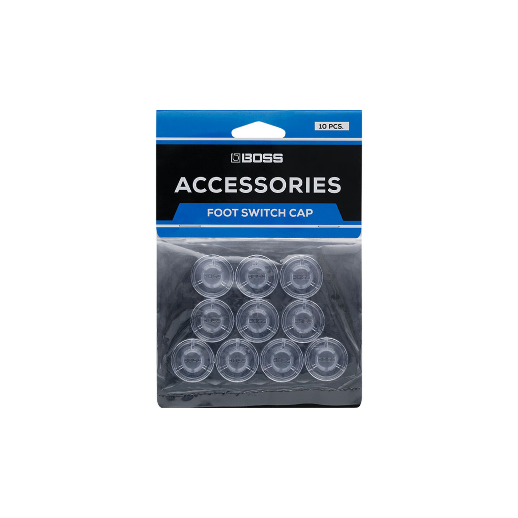 Boss FSC-10 Footswitch Cap 10-Pack - Clear