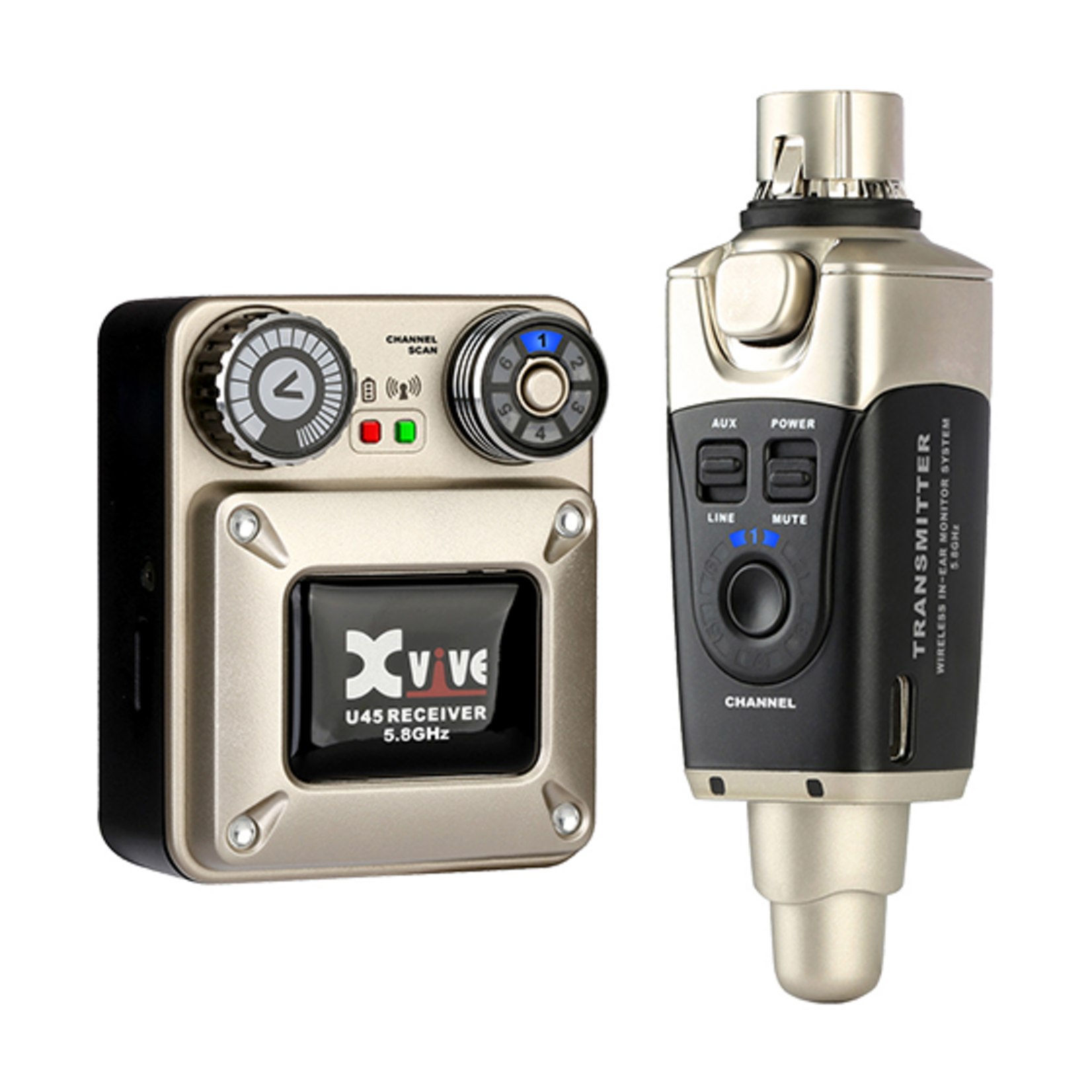 Xvive Audio U45 Wireless In-Ear Monitor System (5.8 GHz)
