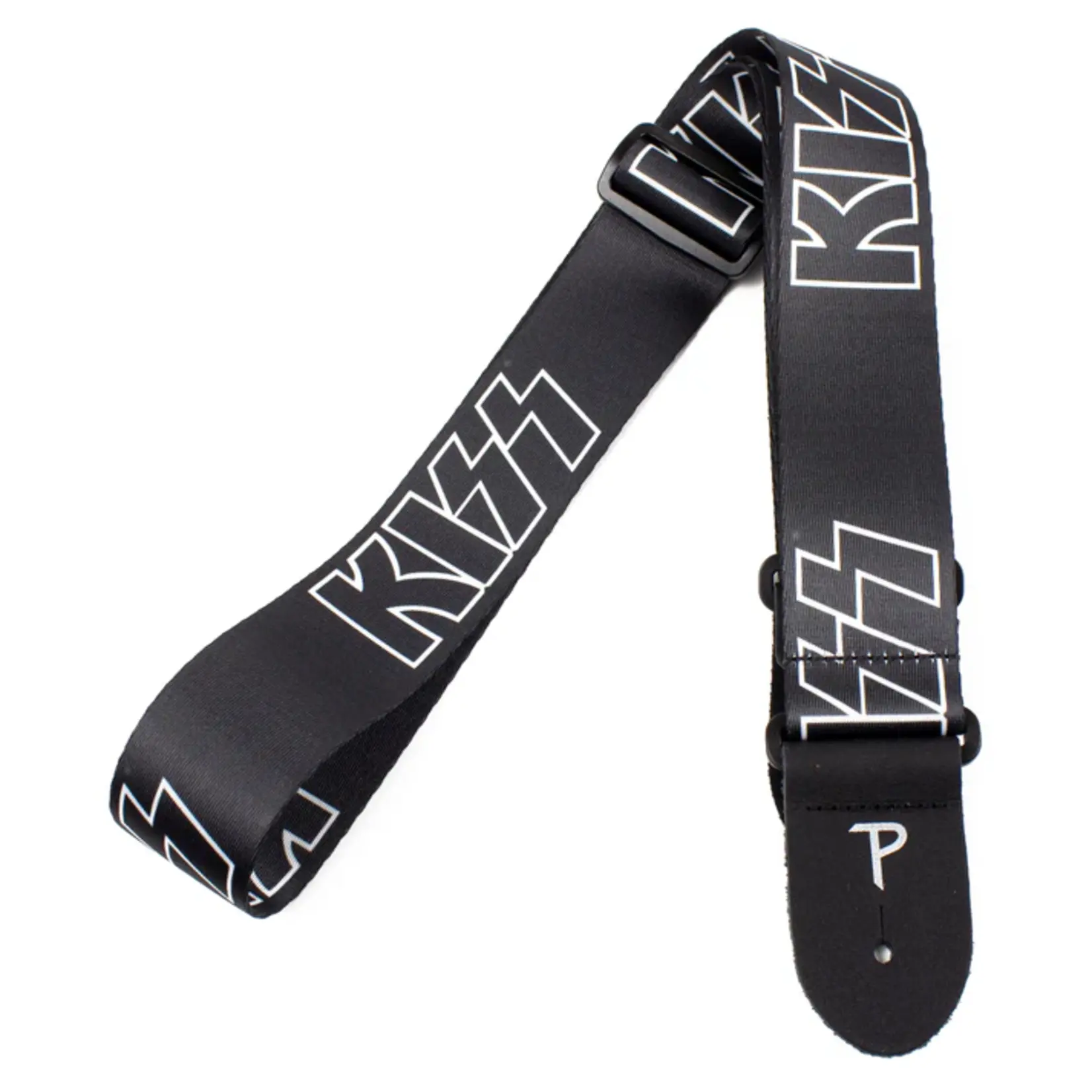 Perri’s Kiss 2 Inch Polyester Guitar Strap - Logo