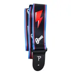 Perri’s Perri’s David Bowie 2 Inch Polyester Guitar Strap - Red Lightning