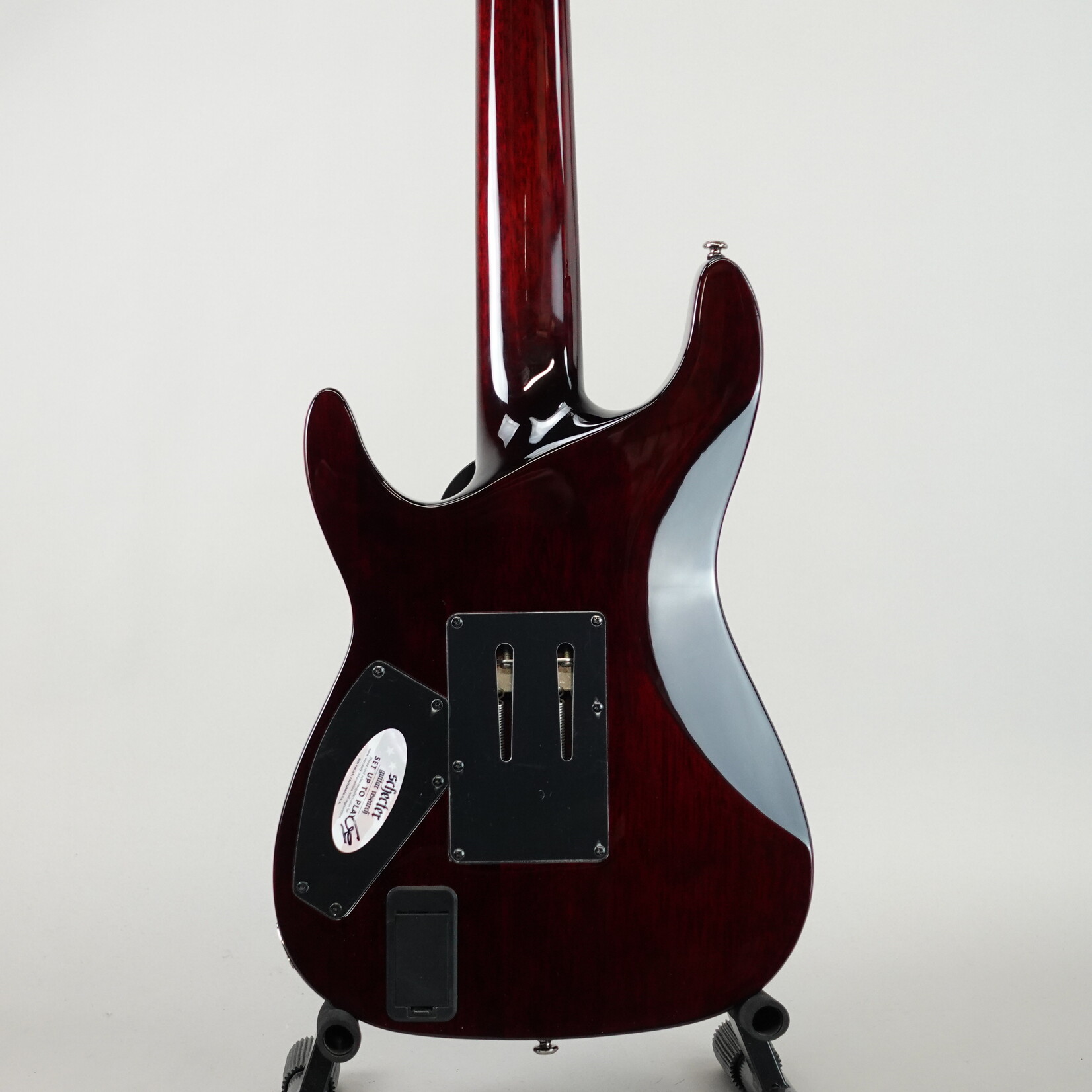 Schecter Hellraiser C-7 FR 7-String Electric Guitar - Black Cherry - (Used)