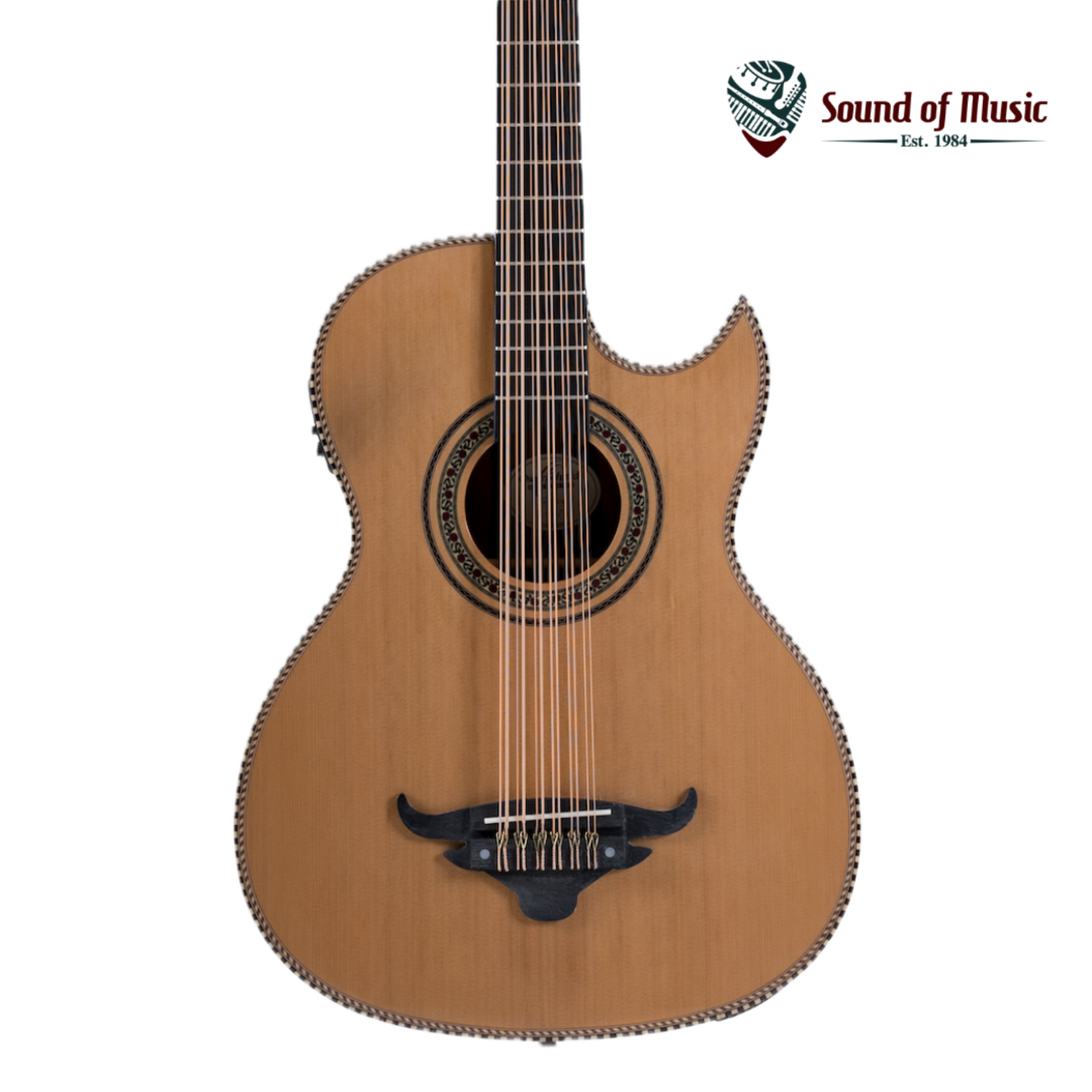Oscar Schmidt OH52SE Acoustic-Electric Bajo Sexto - Natural