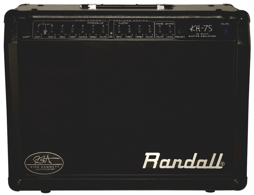 Randall Kirk Hammett KH75 75W 1x12 Guitar Combo Amp - Black