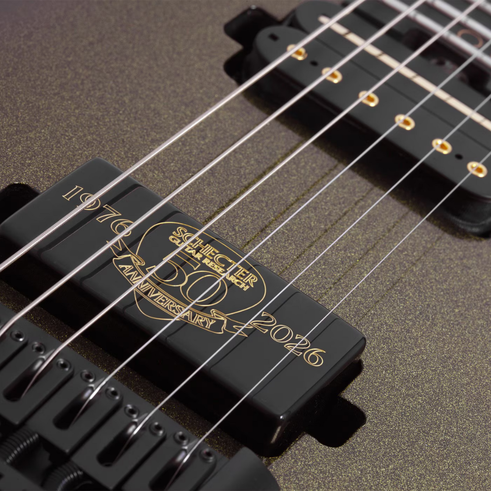 Schecter C-1 50th Anniversary Electric Guitar - 50th Gold Burst