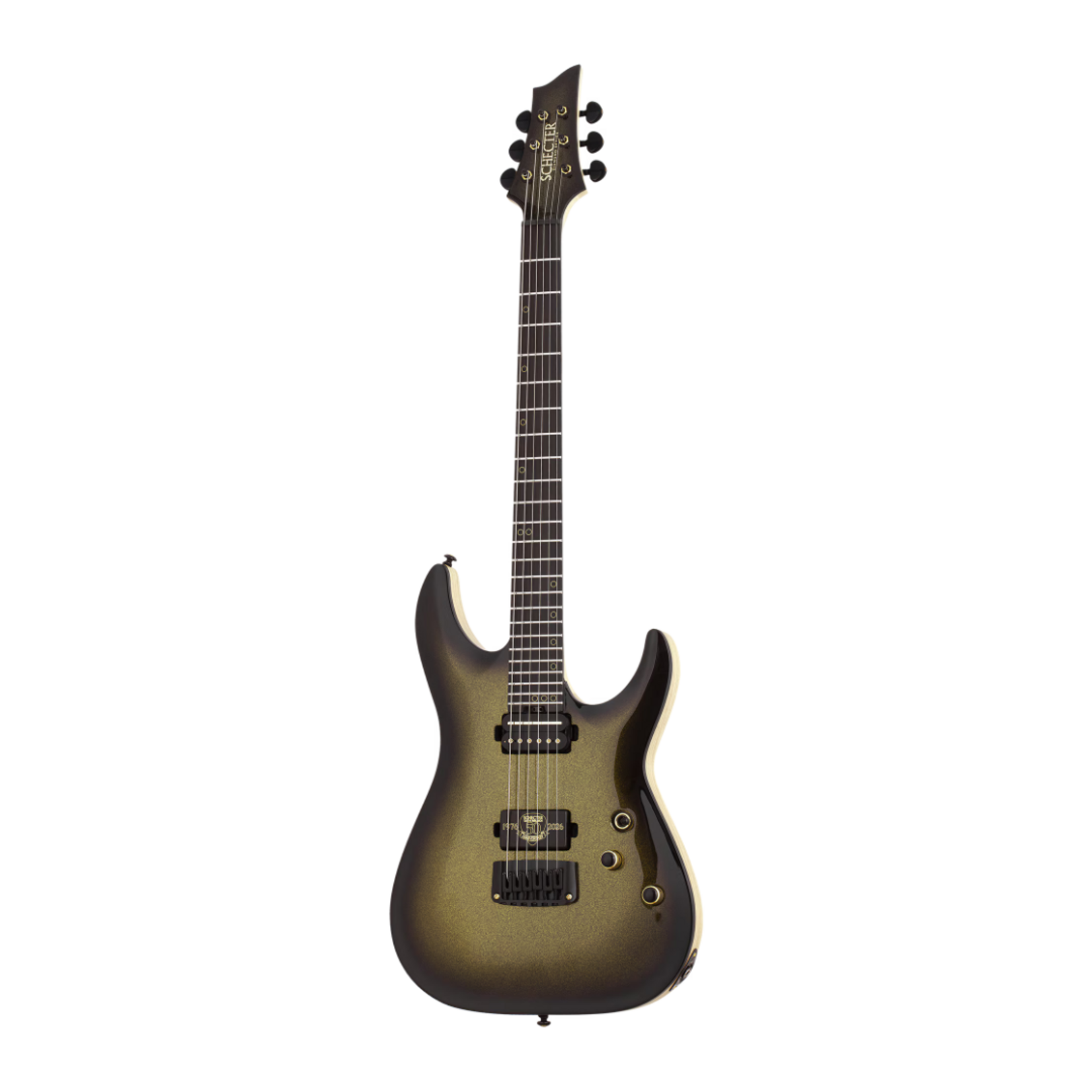 Schecter C-1 50th Anniversary Electric Guitar - 50th Gold Burst
