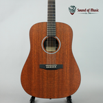 MARTIN Martin D-X1E Mahogany Acoustic-Electric Guitar W/Softshell Case - Figured Mahogany (Used)