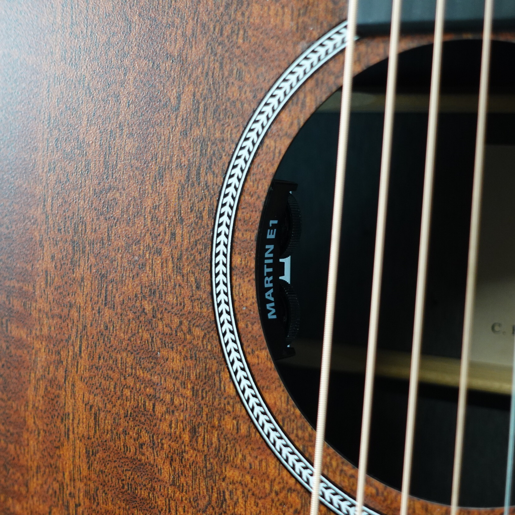 Martin D-X1E Mahogany Acoustic-Electric Guitar W/Softshell Case - Figured Mahogany (Used)