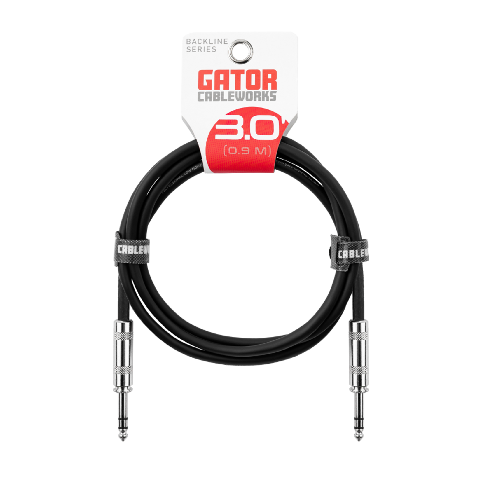 Gator Cableworks Backline Series Balanced Patch Cable - 3 foot