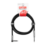 Gator Gator CableWorks Backline Series GCWB-INS-05RA Instrument Cable, Right Angle-Straight - 5 Feet