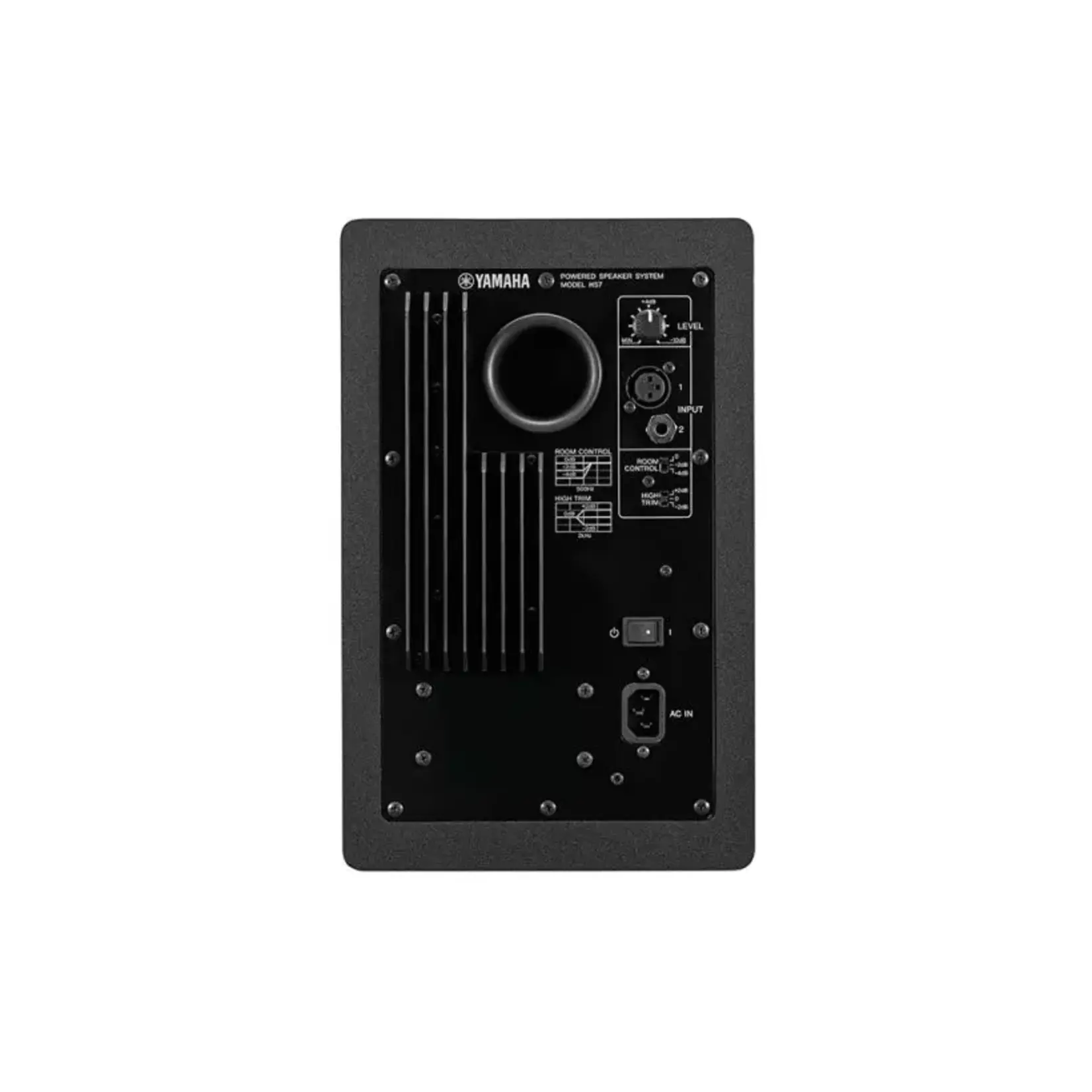 Yamaha HS7 Powered Studio Monitor - Single, Black