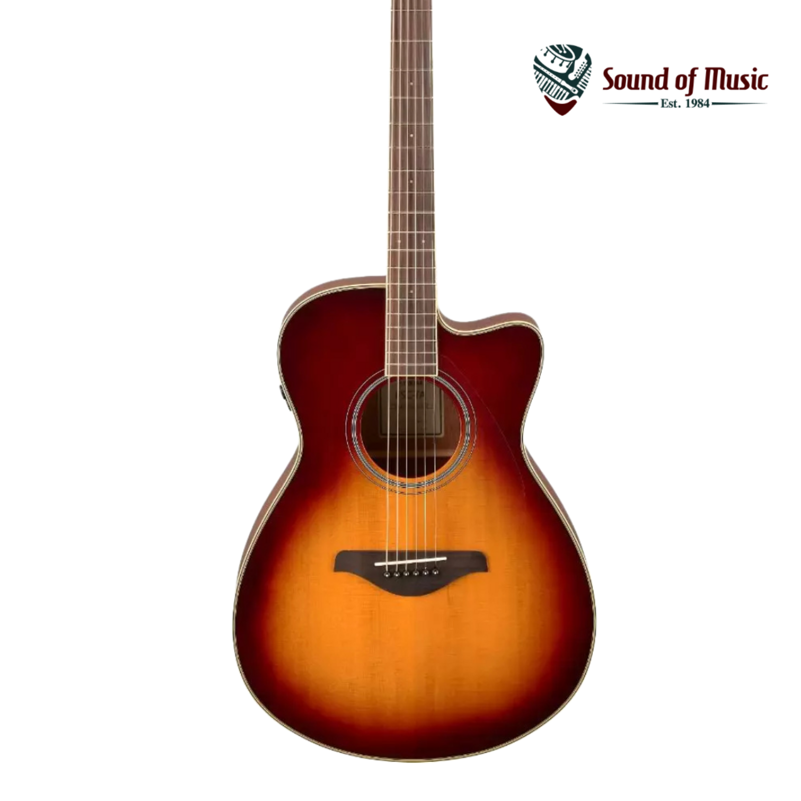 Yamaha FSC-TA TransAcoustic Concert Cutaway Acoustic-Electric Guitar - Brown Sunburst