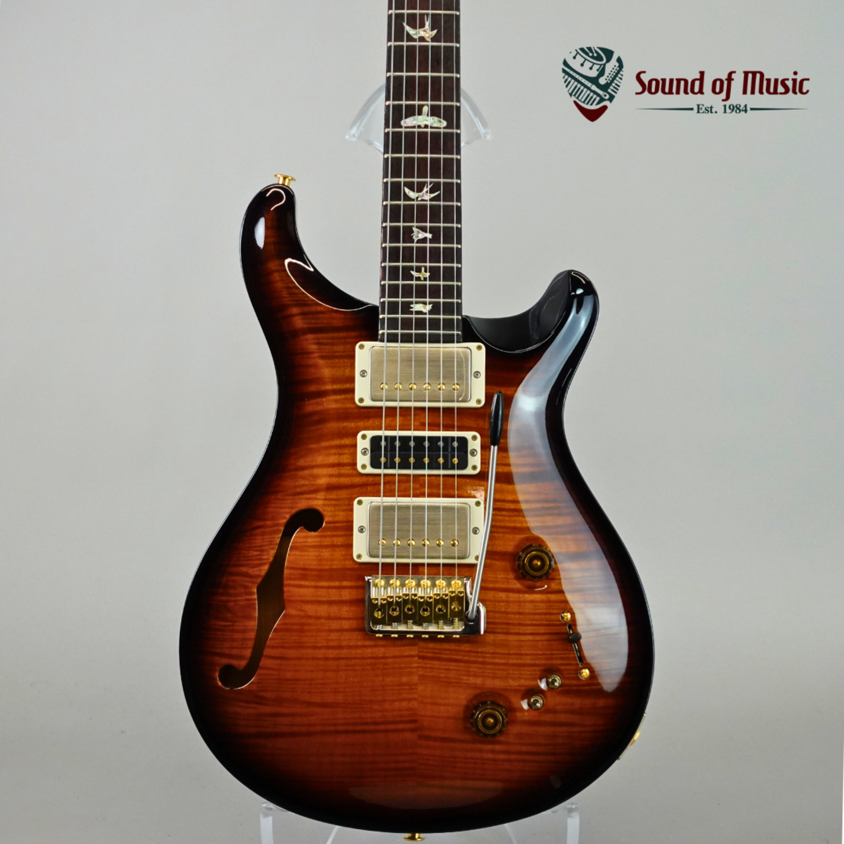 PRS Special 10 Top Semi-Hollow Electric Guitar W/Case - Tri-Color Burst (Used)