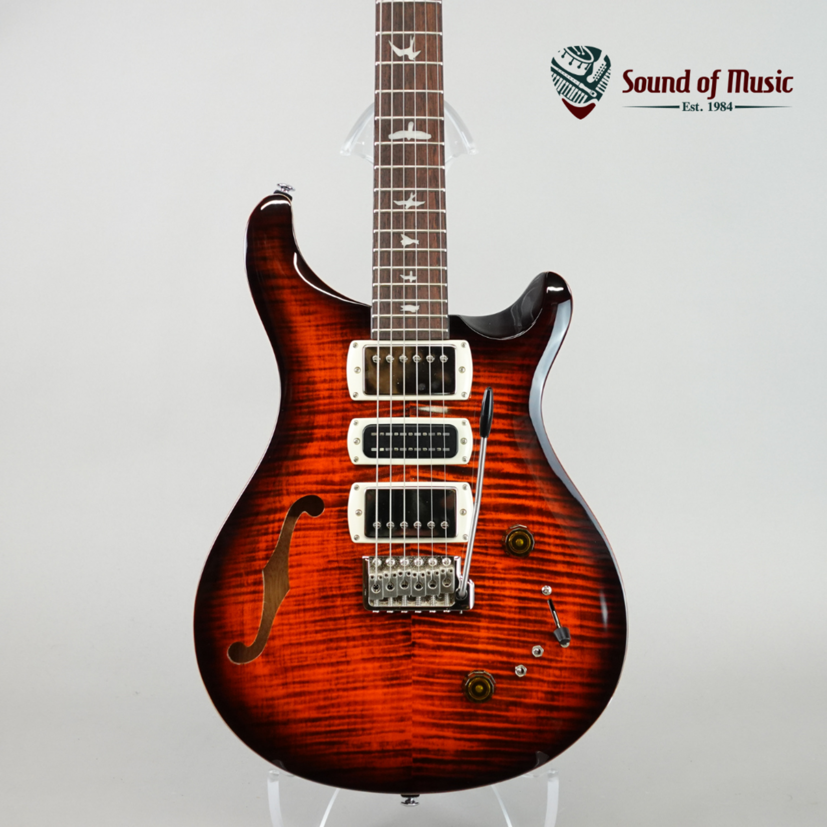 PRS SE Special Semi-Hollow Electric Guitar W/Gig Bag - Orange Tiger Smokeburst (Used)