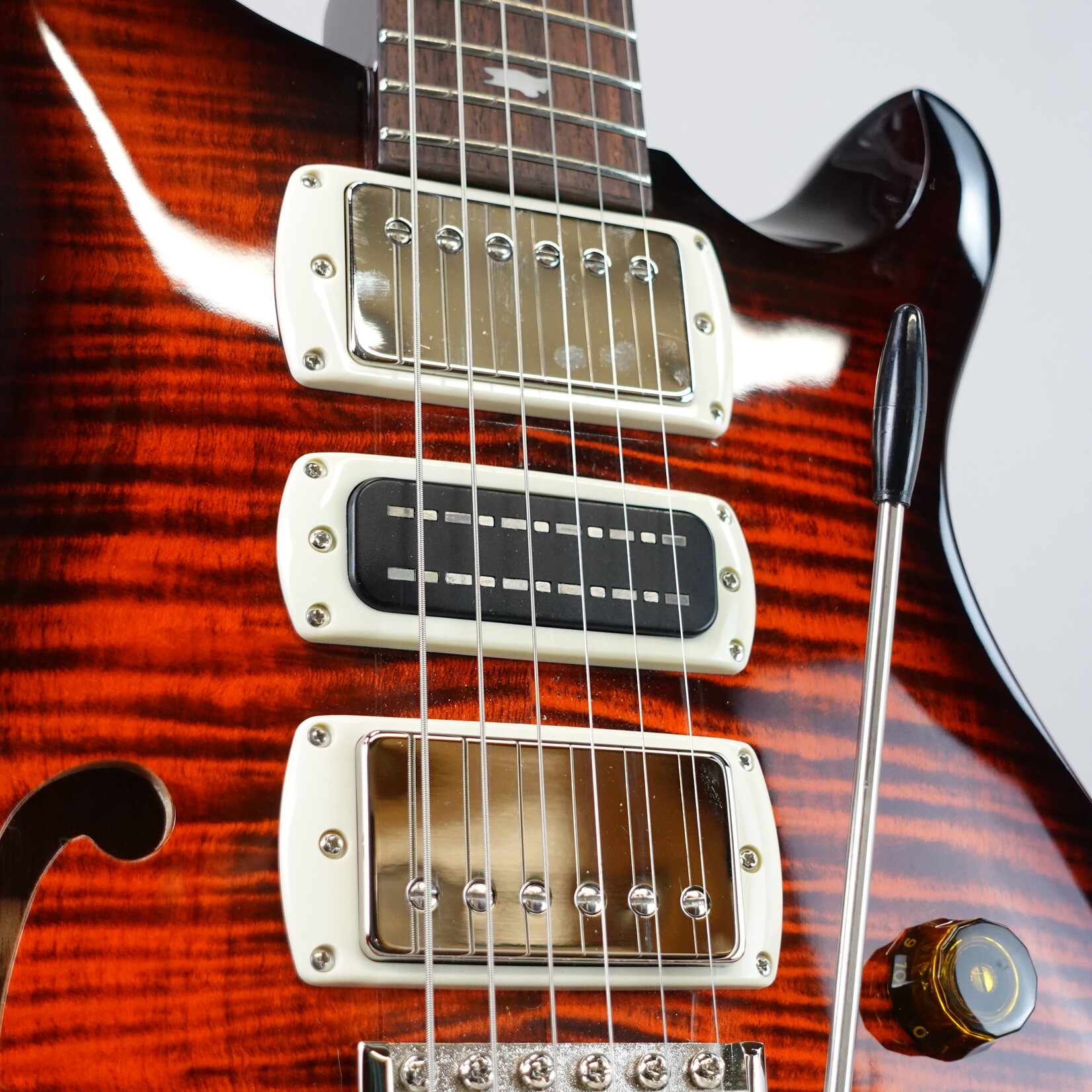 PRS SE Special Semi-Hollow Electric Guitar W/Gig Bag - Orange Tiger Smokeburst (Used)