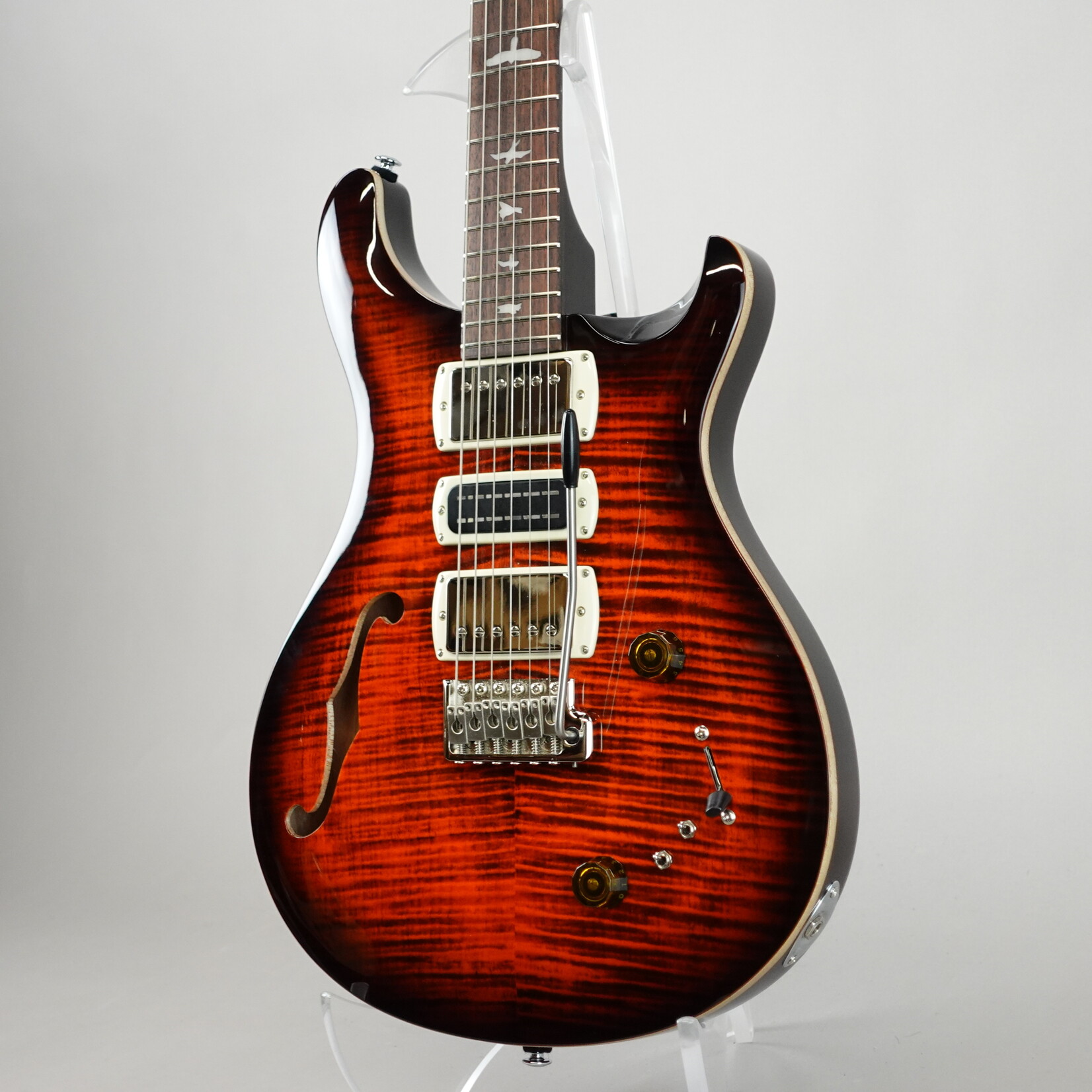 PRS SE Special Semi-Hollow Electric Guitar W/Gig Bag - Orange Tiger Smokeburst (Used)