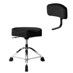 Gator Gator Air Glide Drum/Guitar Throne Saddle Seat – Black W/Black Backrest