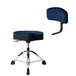 Gator Gator Air Glide Drum/Guitar Throne Saddle Seat – Blue W/Blue Backrest