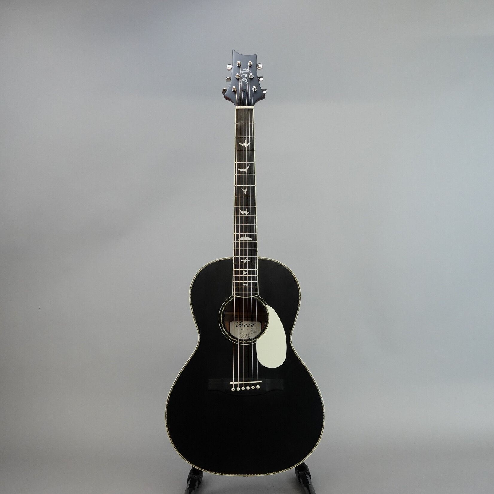 PRS SE P20E Parlor Acoustic-Electric Guitar W/Gig Bag - Blacktop (Used)