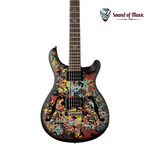 PRS PRS SE Ed Sheeran Hollowbody I Piezo Baritone Electric Guitar W/Gig Bag - Cosmic Splash