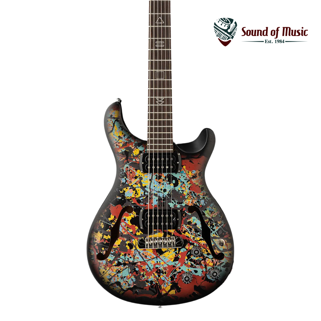 PRS PRS SE Ed Sheeran Hollowbody I Piezo Baritone Electric Guitar W/Gig Bag - Cosmic Splash