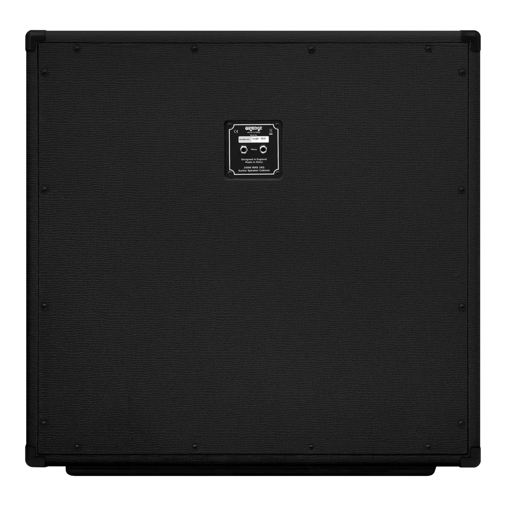 Orange Crush Pro 412 240-watt 4 x 12-inch Closed-back Speaker Cabinet - Black