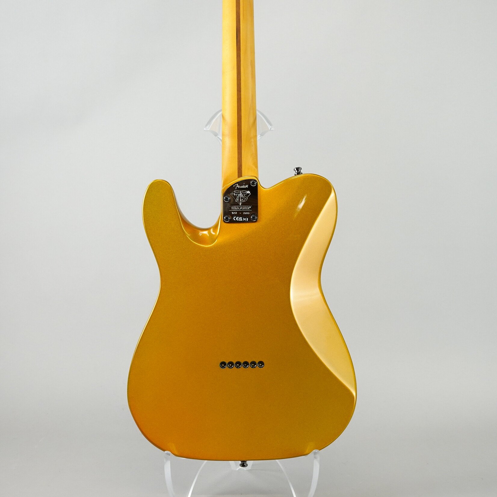 Fender 75th Anniversary American Ultra II Telecaster, Ebony Fingerboard W/Case - Liquid Gold