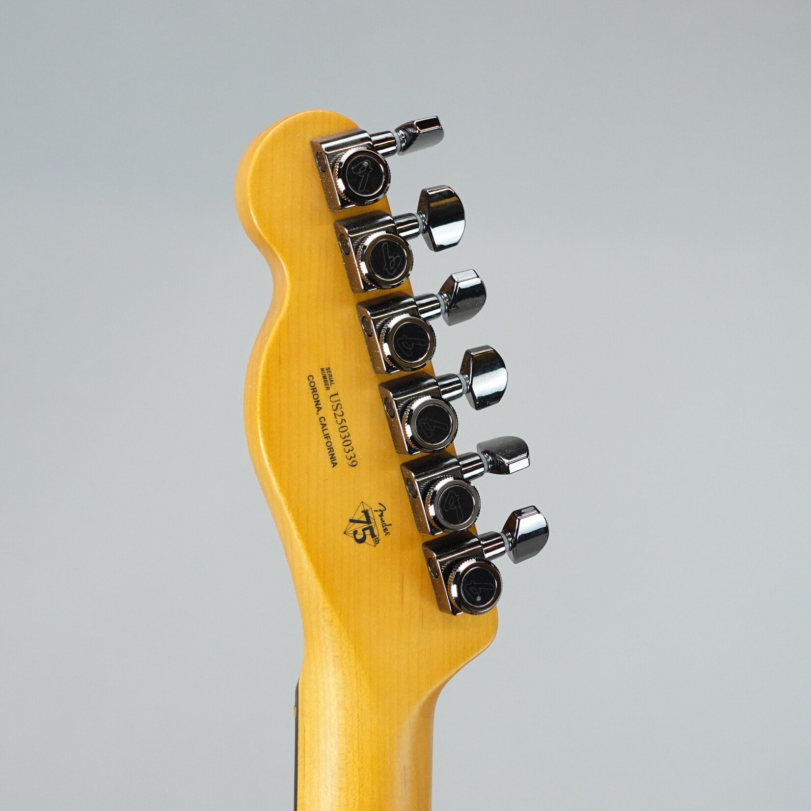 Fender 75th Anniversary American Ultra II Telecaster, Ebony Fingerboard W/Case - Liquid Gold