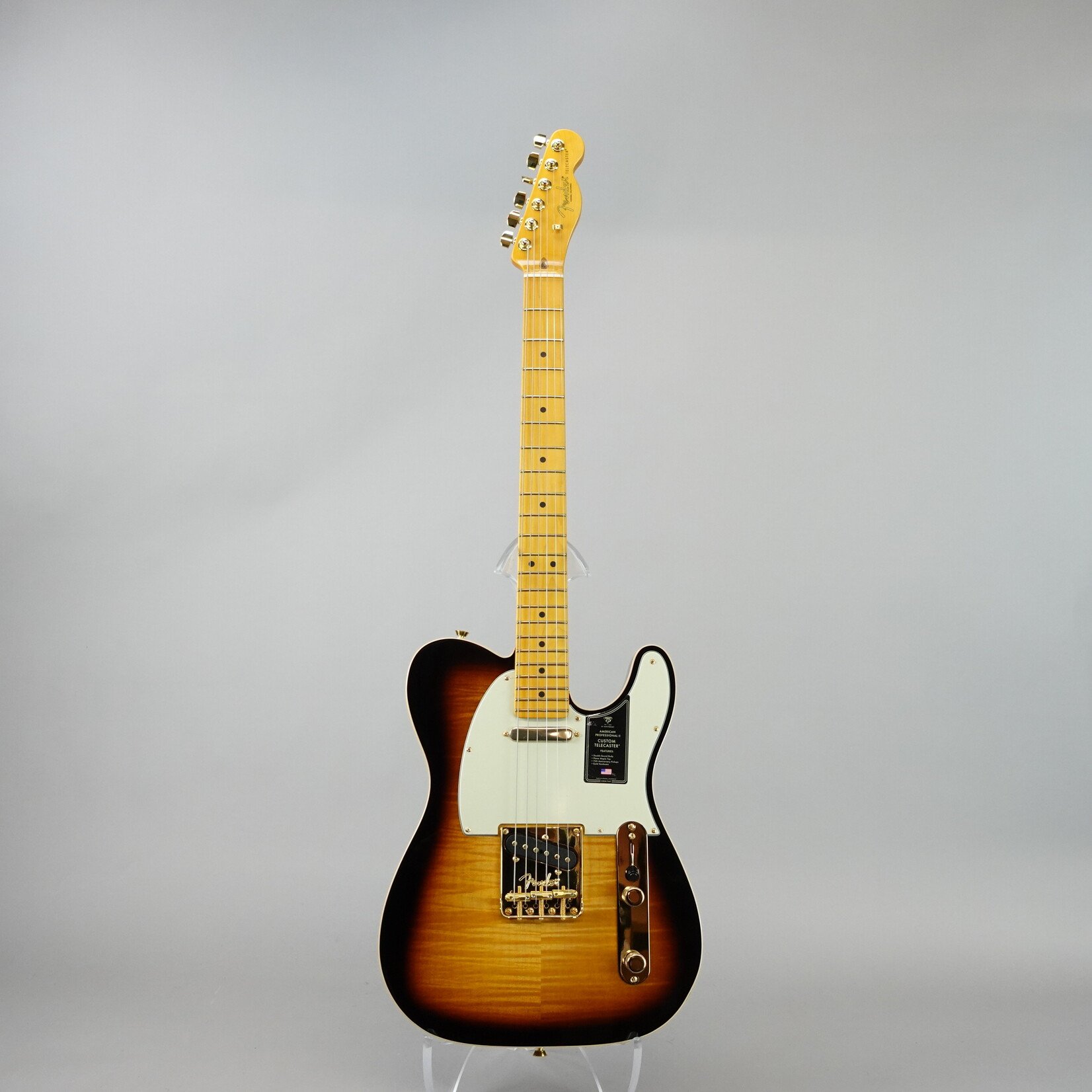 Fender 75th Anniversary American Professional Custom Telecaster, Maple Fingerboard W/Case - 2-Color Sunburst