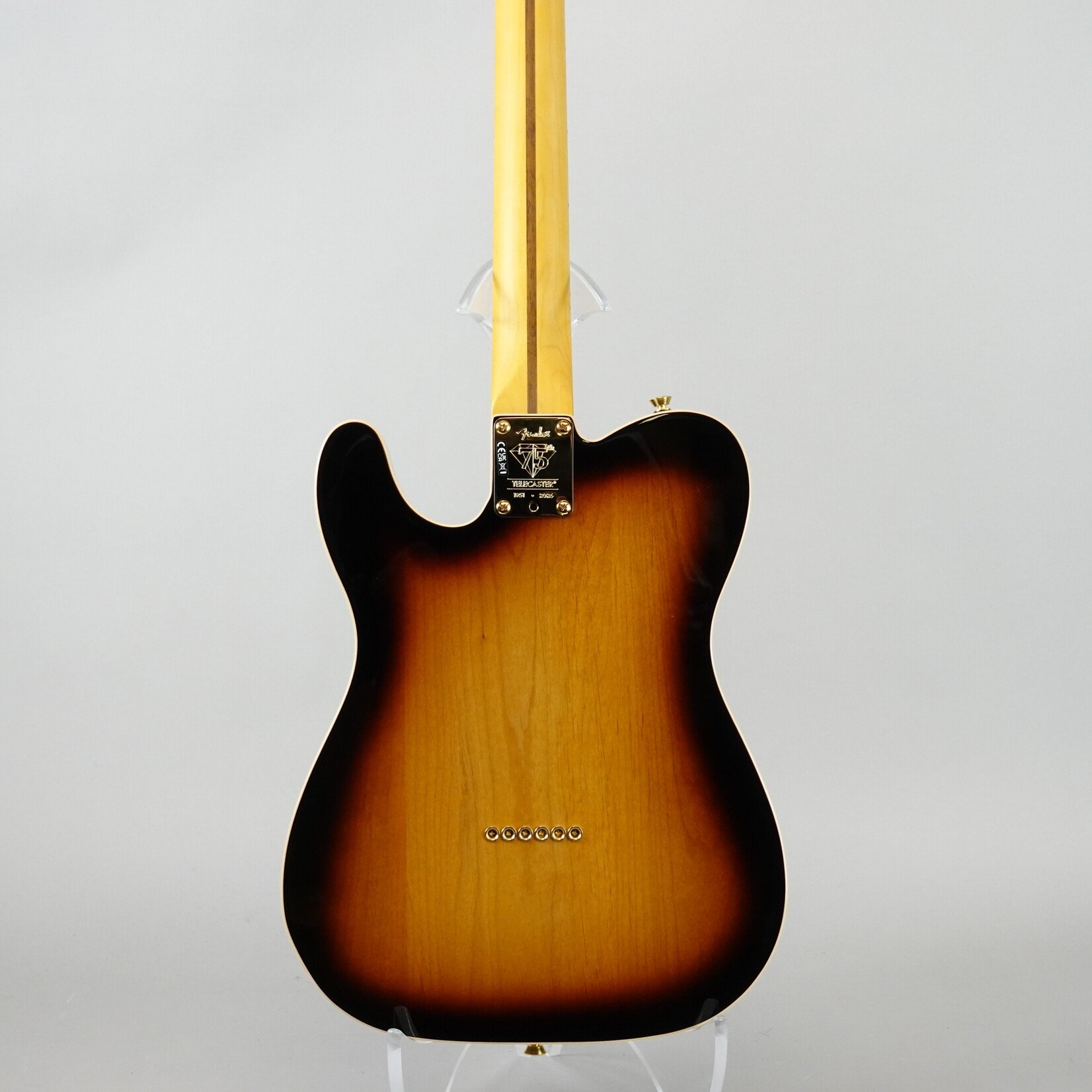 Fender 75th Anniversary American Professional Custom Telecaster, Maple Fingerboard W/Case - 2-Color Sunburst