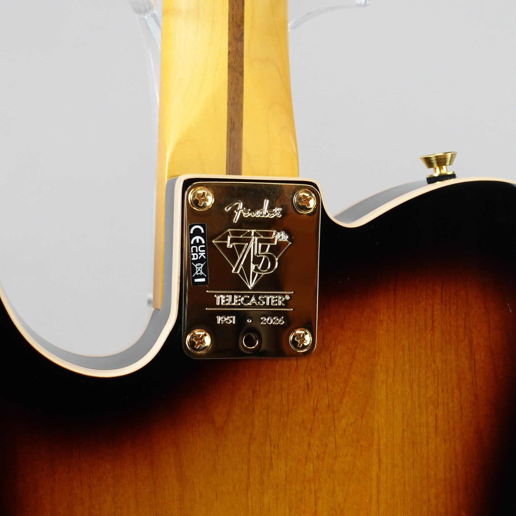 Fender 75th Anniversary American Professional Custom Telecaster, Maple Fingerboard W/Case - 2-Color Sunburst