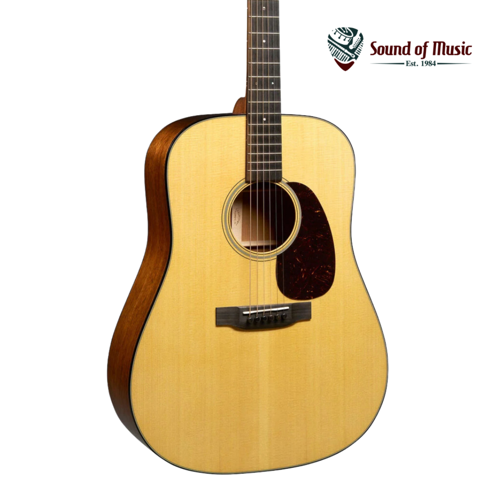 Martin Super D-18 Acoustic Guitar W/Case - Natural