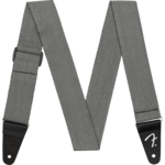 Fender Modern Tweed Strap, White/Black 2"
