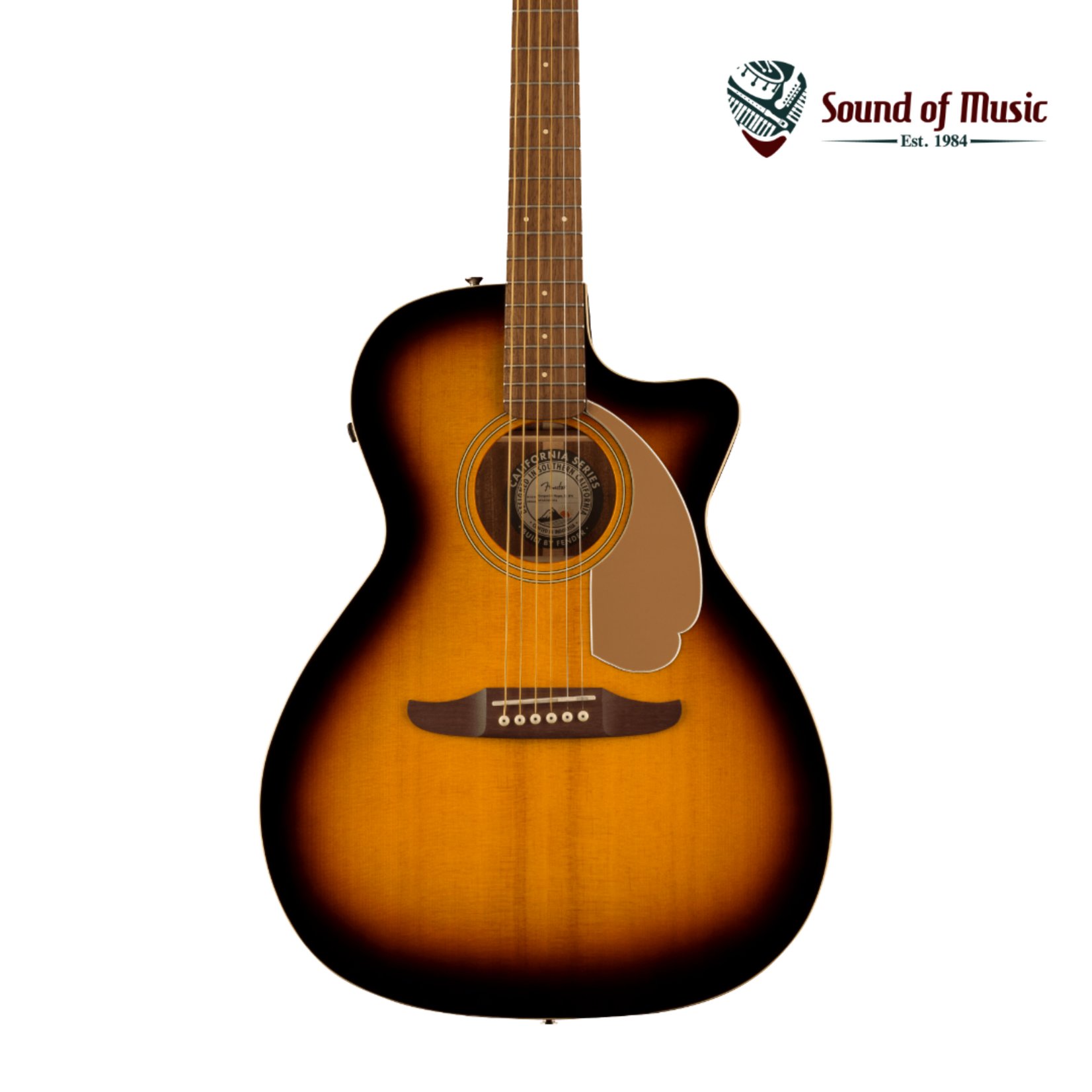 Fender Newporter Player Acoustic-Electric Guitar - Sunburst