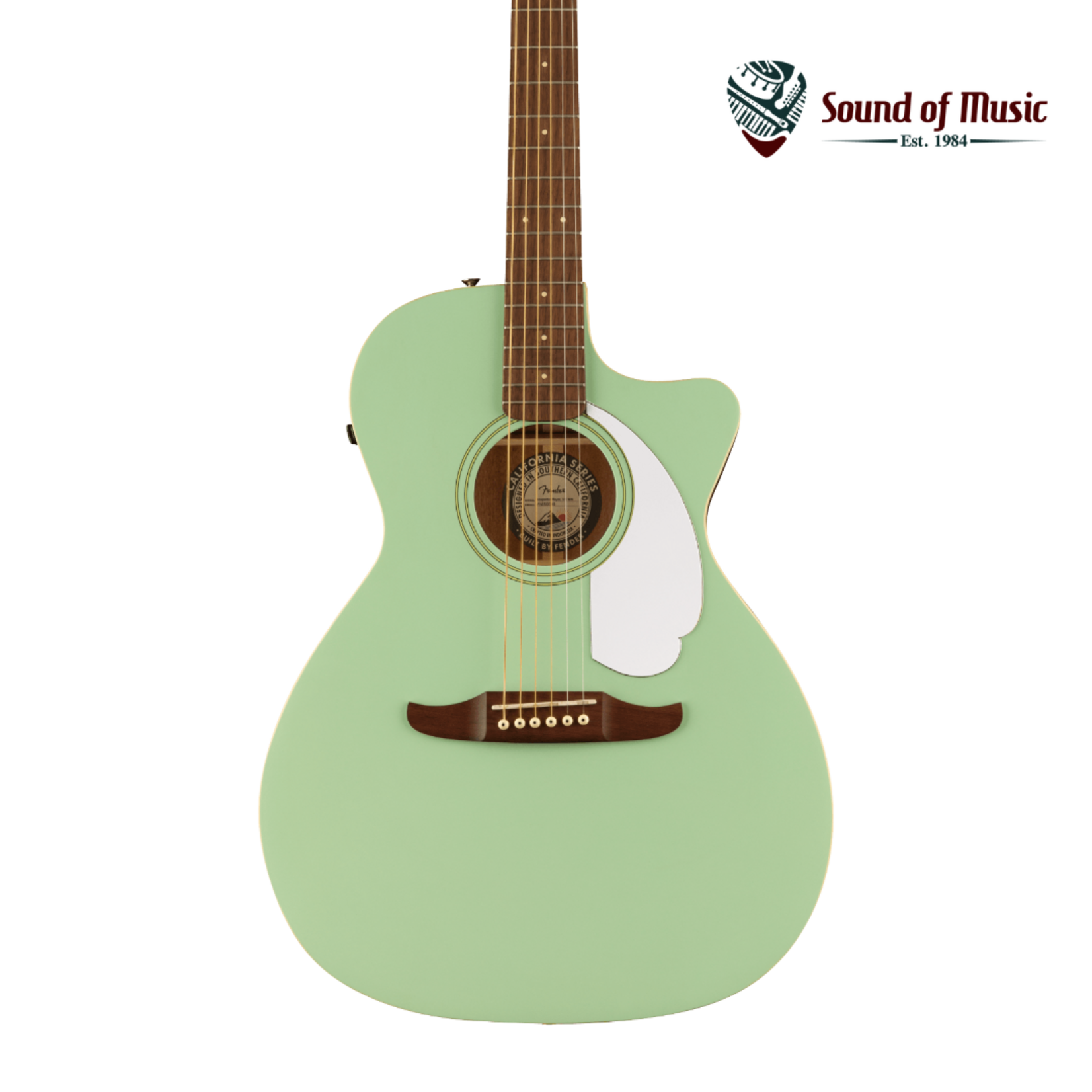 Fender Newporter Player Acoustic-Electric Guitar - Surf Green