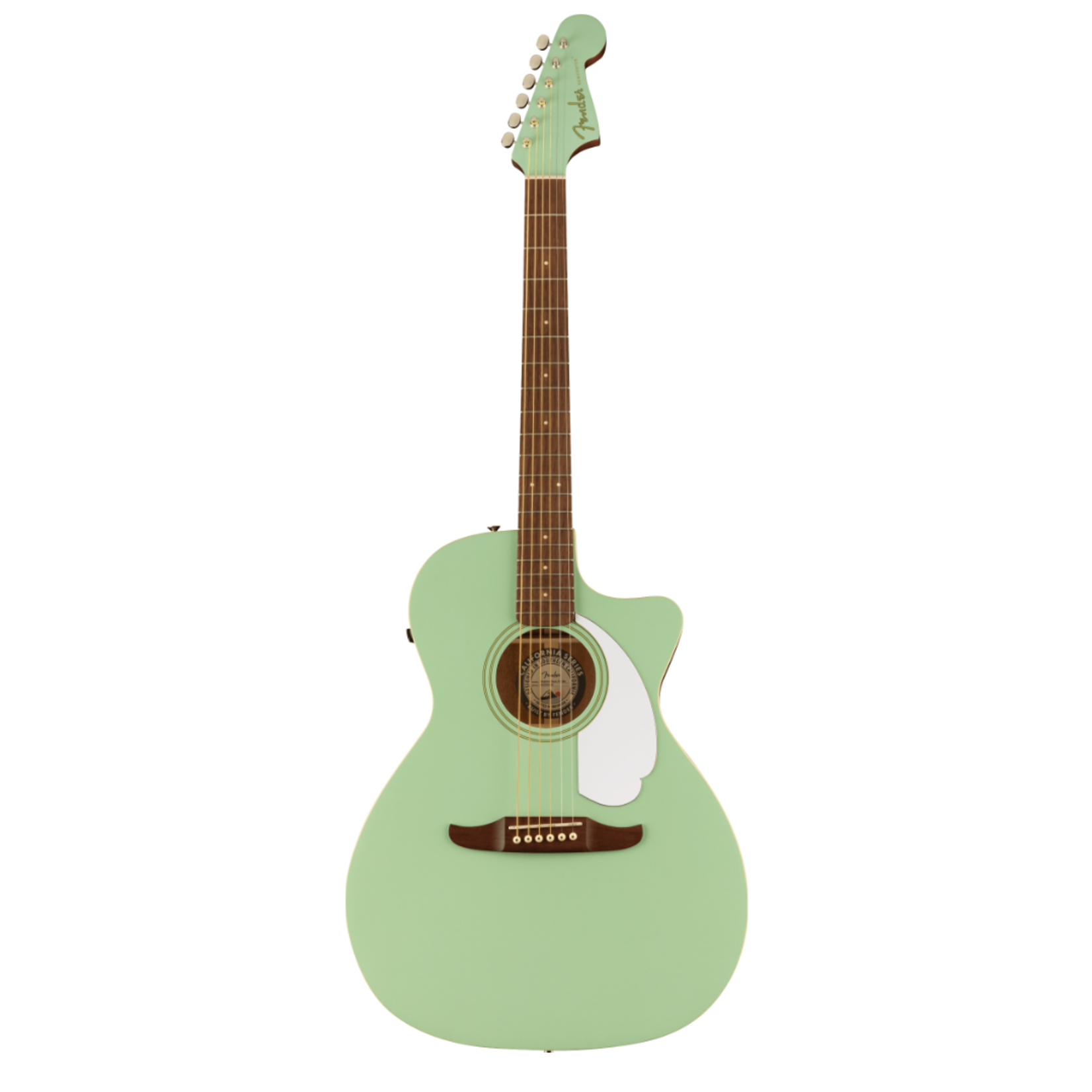 Fender Newporter Player Acoustic-Electric Guitar - Surf Green