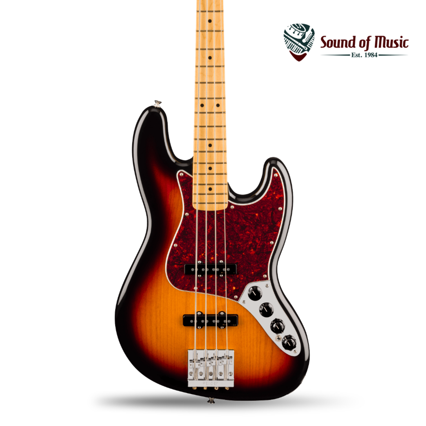 Fender Player II Modified Active Jazz Bass, Maple Fingerboard - 3 Tone Sunburst