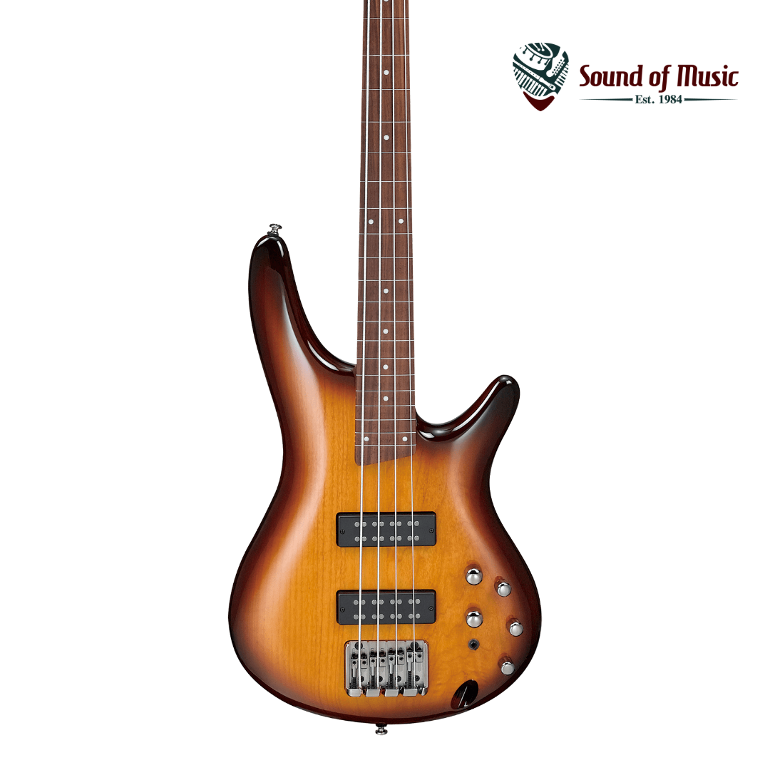Ibanez Standard SR370E Fretless Bass Guitar - Brown Burst