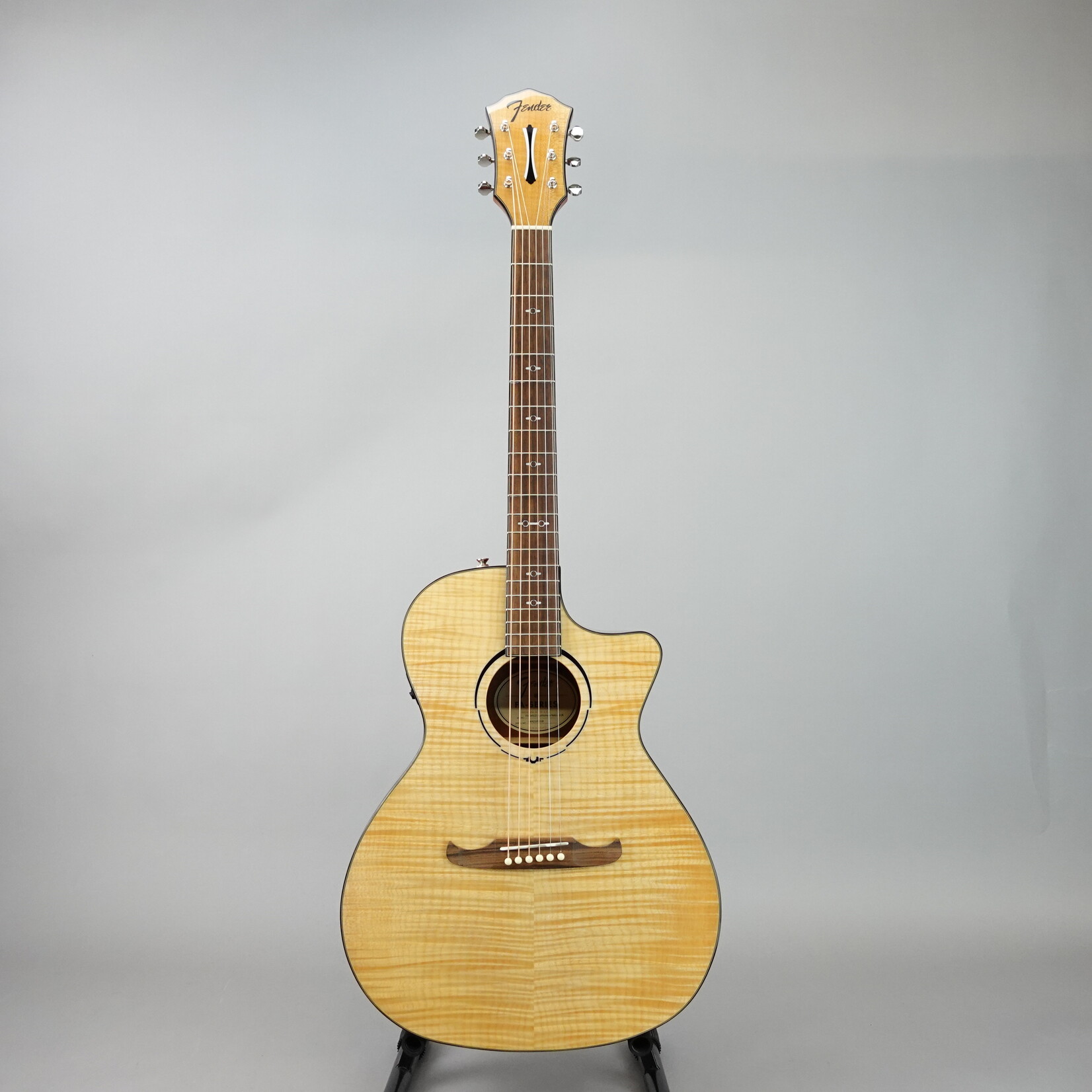 Fender FA-345CE Auditorium Acoustic-Electric Guitar W/Gig Bag - Natural (Used)