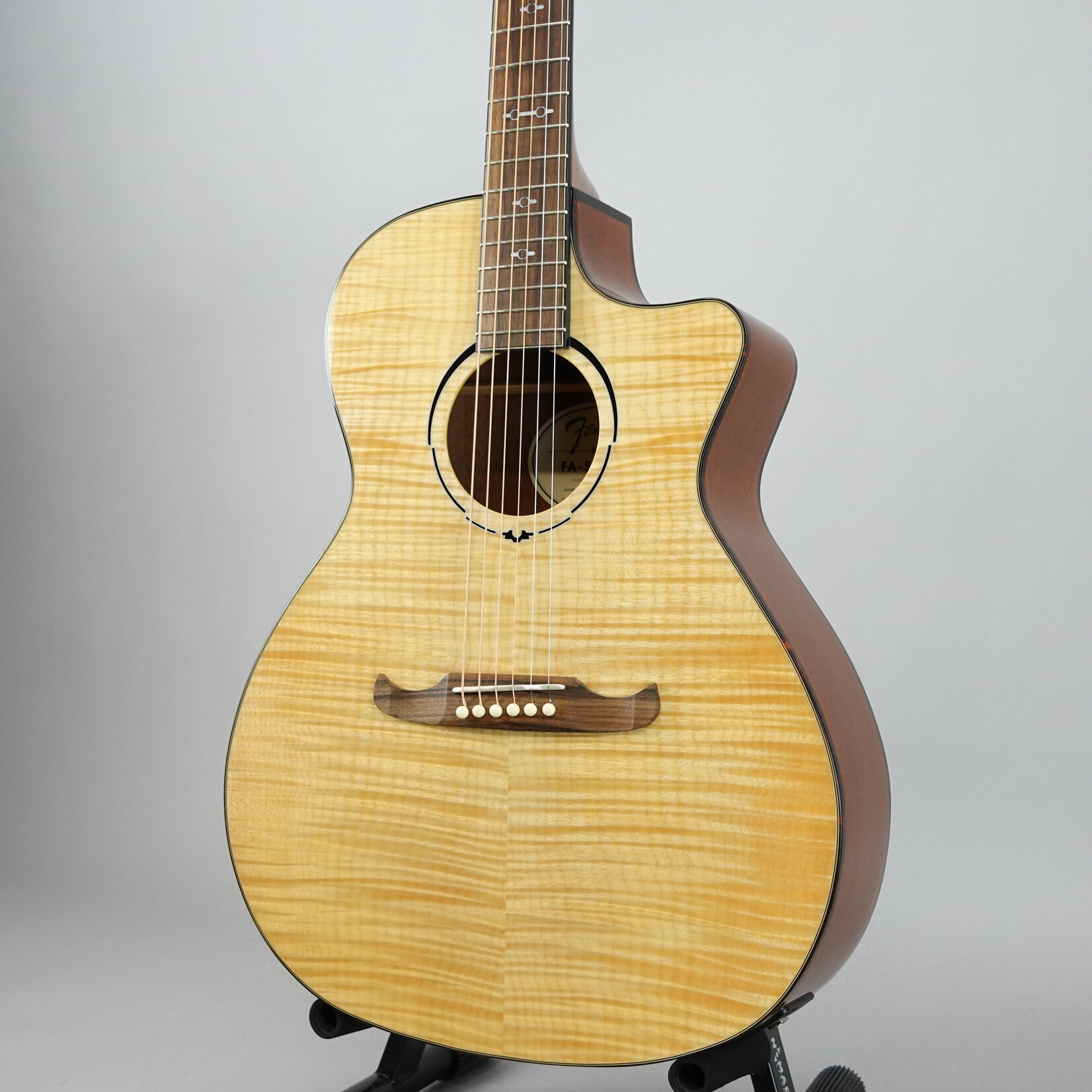 Fender FA-345CE Auditorium Acoustic-Electric Guitar W/Gig Bag - Natural (Used)