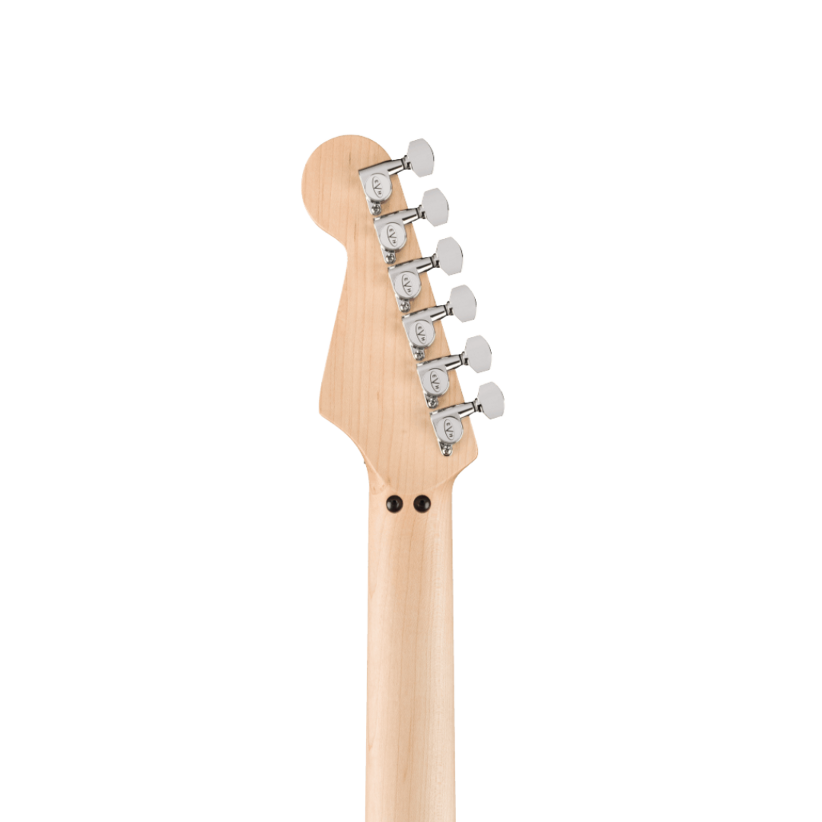 EVH Striped Series Circles, Maple Fingerboard W/Gig Bag - White and Black