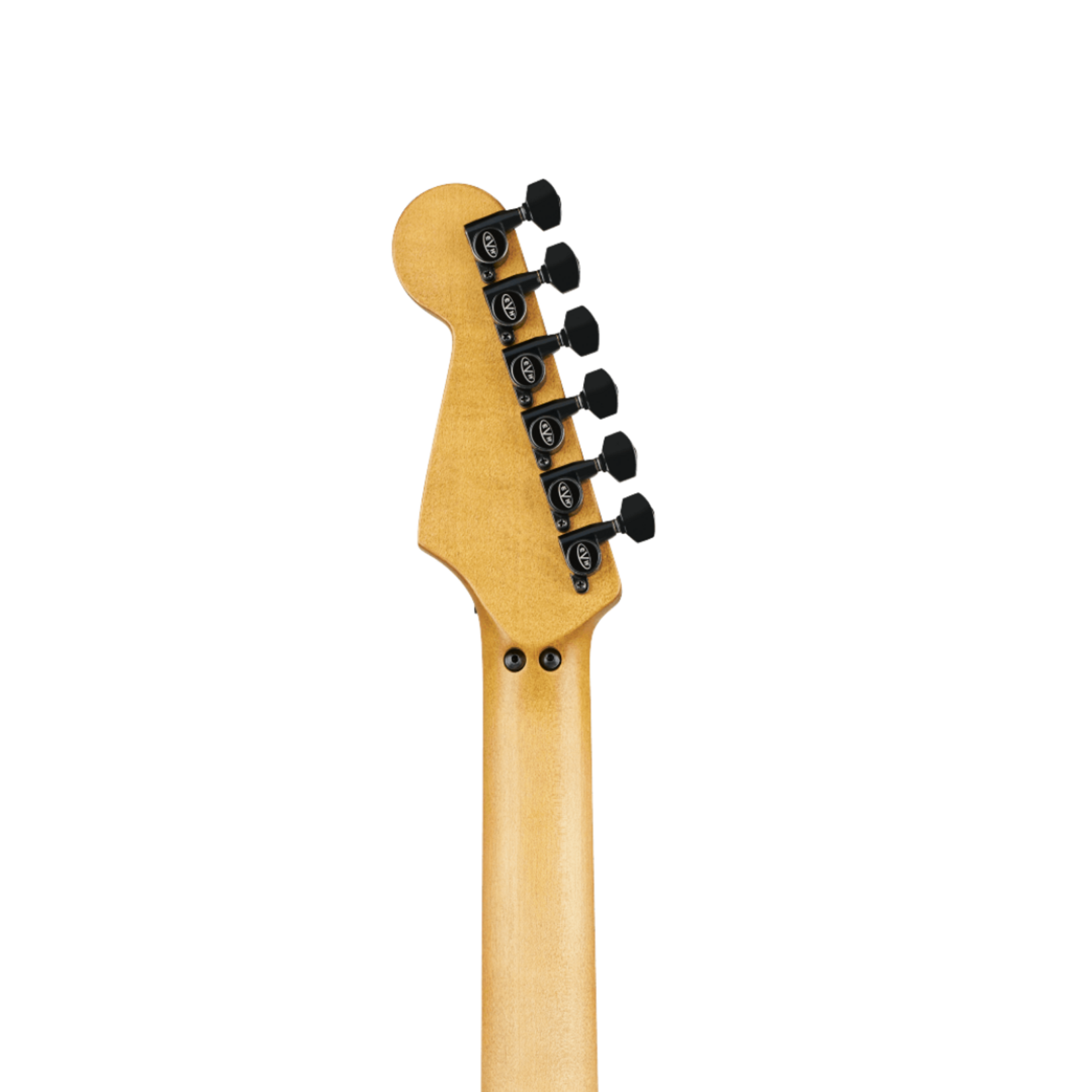 EVH Limited Edition Striped Series Frankenstein™ Frankie, Maple Fingerboard - Black with Yellow Stripes, Aged