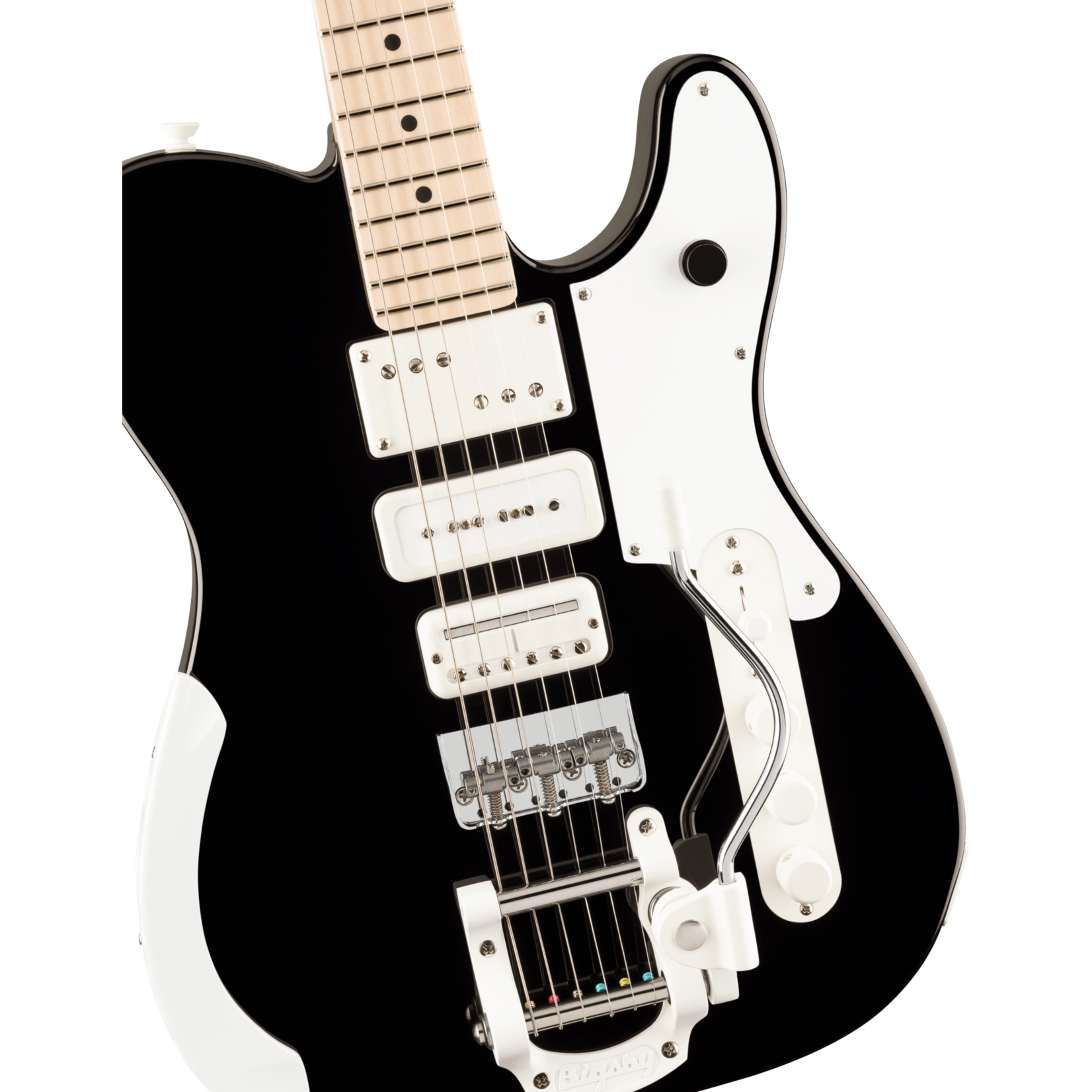 Fender Jack White Triplecaster®, Maple Fingerboard - Black (Demo)